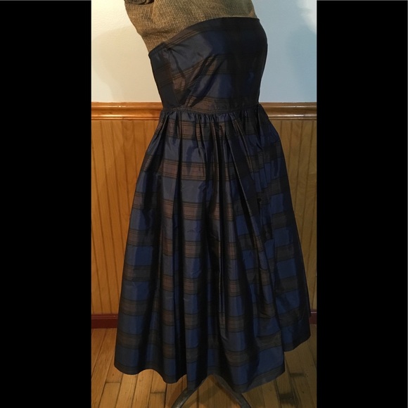 J. Crew silk plaid formal dress - Picture 5 of 11